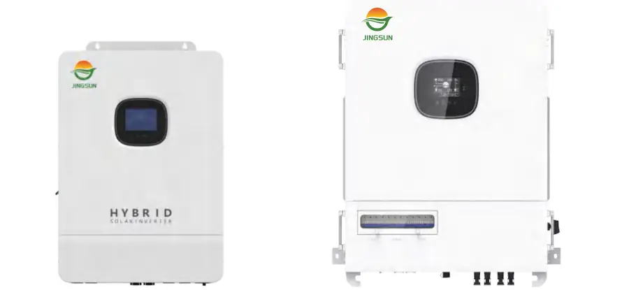 Hybrid solar inverters, wall mounted