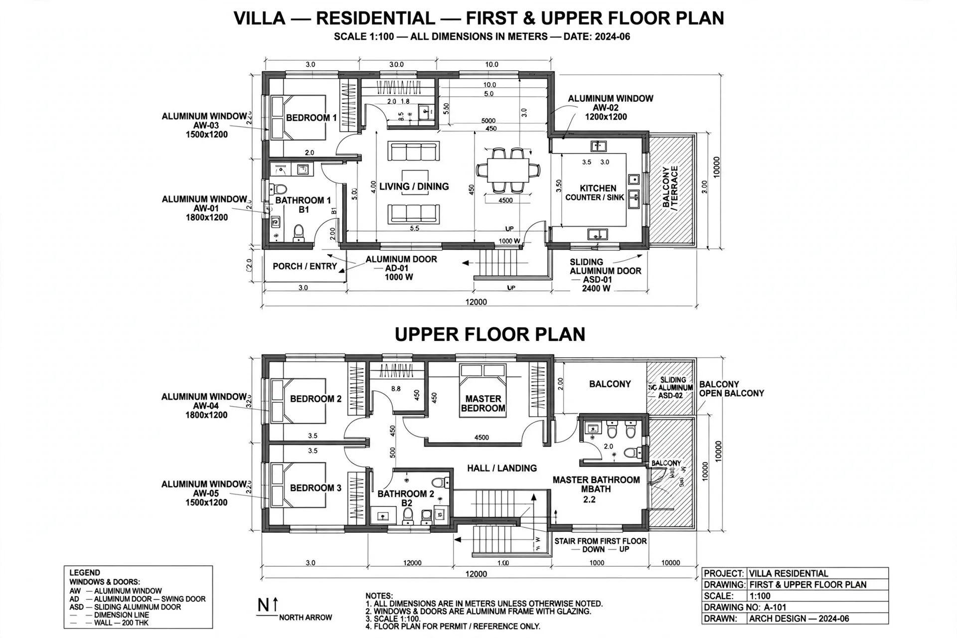 FIRST FLOOR — Layout & Openings