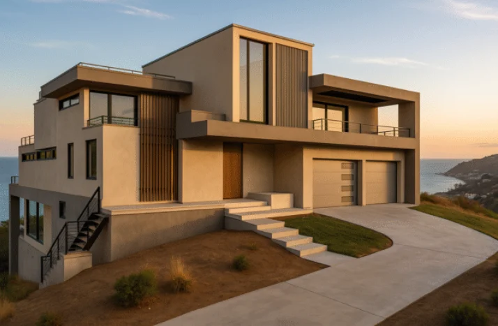 Two-Story Modern Villa, Malibu, CA